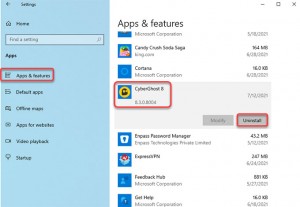 CyberGhost VPN uninstall