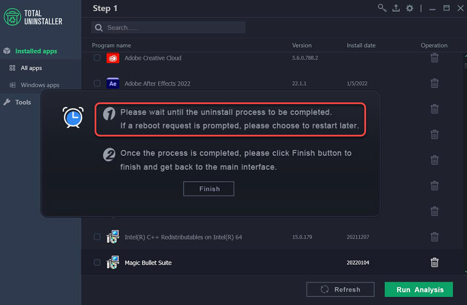 uninstall Adobe Dreamweaver for Windows