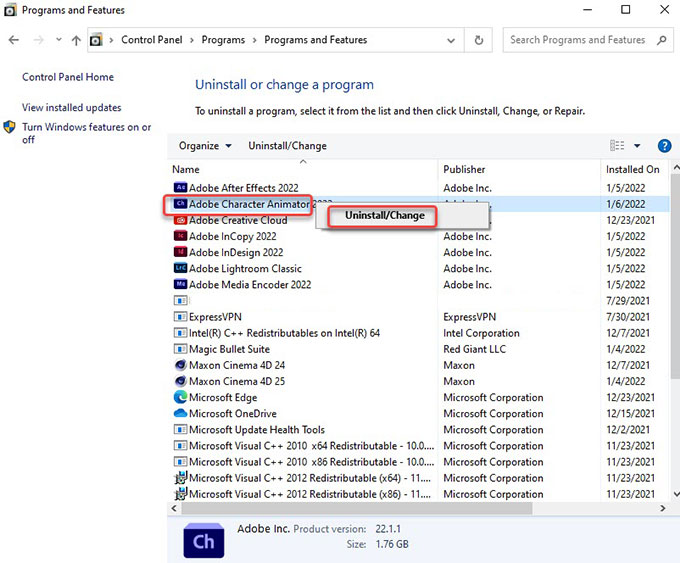 How to Uninstall Adobe Character Animator from Windows Completely? How to Uninstall Adobe Character Animator from Windows Completely?